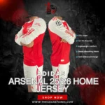 Adidas Arsenal 2025/26 Long Sleeve Home Jersey 🔴⚪⚽ - Image 2