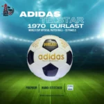 Adidas Telstar 1970 – World Cup Classic (Black & White with Golden Wording) Made in Sialkot | Size 5 - Image 2