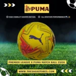 Premier League × PUMA Winter Match Ball 2025/26 (Thermal Bonded) Official Size 5, Made in Sialkot