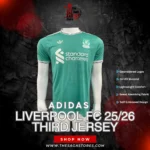 Adidas Liverpool FC 2025/26 Third Jersey – Sea Green Edition 💚⚽