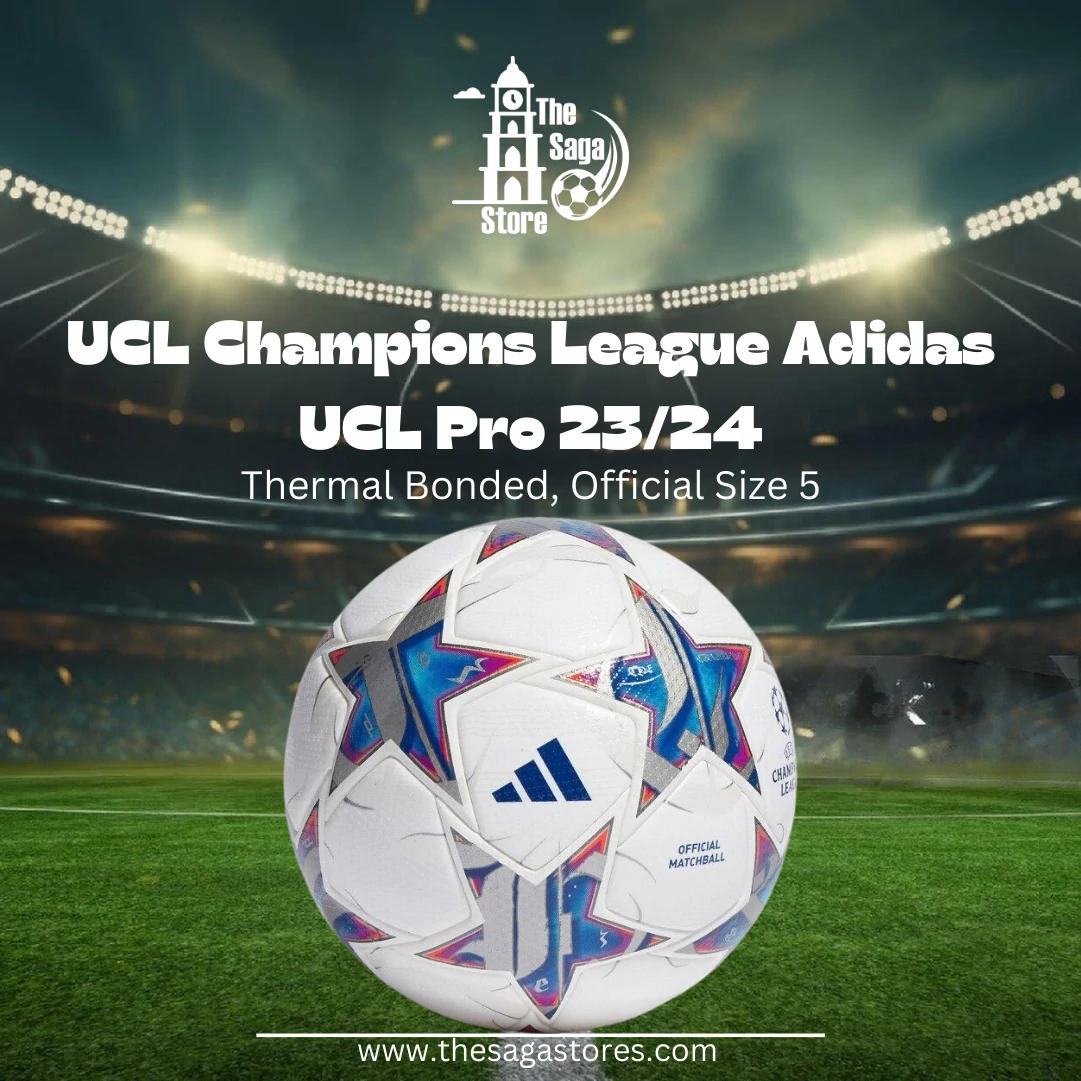 13.webp UCL Champions League Football Pro 23/24 Star, Thermal Bonded, Official Size 5 - Image 1