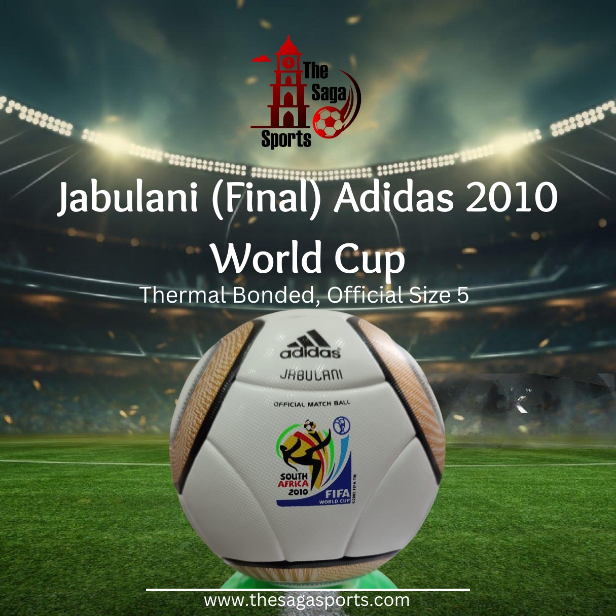 14.jpg Jabulani Final (GOLD) Adidas 2010 World Cup Football, Thermal Bonded, Official Size 5 - Image 1