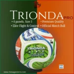 Trionda 2026 4-Panel Match Football – Premium Thermal Bonded | Official Size 5 | Professional Match Ball, Made in Sialkot