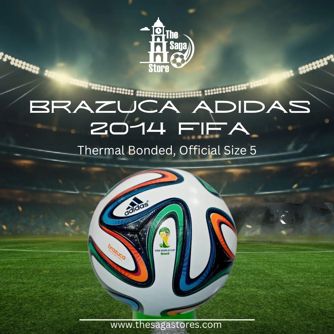 26-1.webp Brazuca Adidas FIFA 2014 World Cup Football, Thermal Bonded, Official Size 5 - Image 1