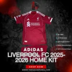 Adidas Liverpool FC 2025/26 Home Kit