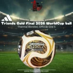 Trionda Gold 2026 FIFA World Cup Football – 4 Panel Premium Thermal Bonded Match Ball | Made in Sialkot, Size 5