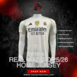Adidas Real Madrid 2025/26 Home Jersey – (White) FIFA Intercontinental Cup Winners Badge 🤍⚽