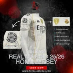 Adidas Real Madrid 2025/26 Home Jersey – (White) FIFA Intercontinental Cup Winners Badge 🤍⚽ - Image 2