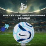 Nike Flight 2025 Premium League Football(Blue/Sky), Official Size 5, Made in Sialkot