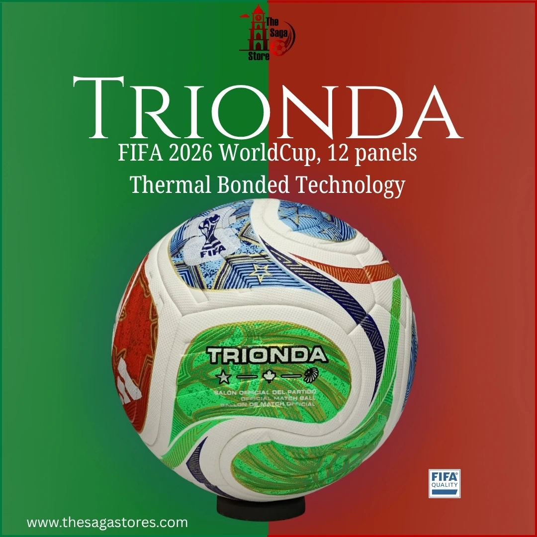 Trionda 2026 FIFA World Cup Ball – 12 Panel Edition, Thermal Bonded | Official Size 5, Made in Sialkot