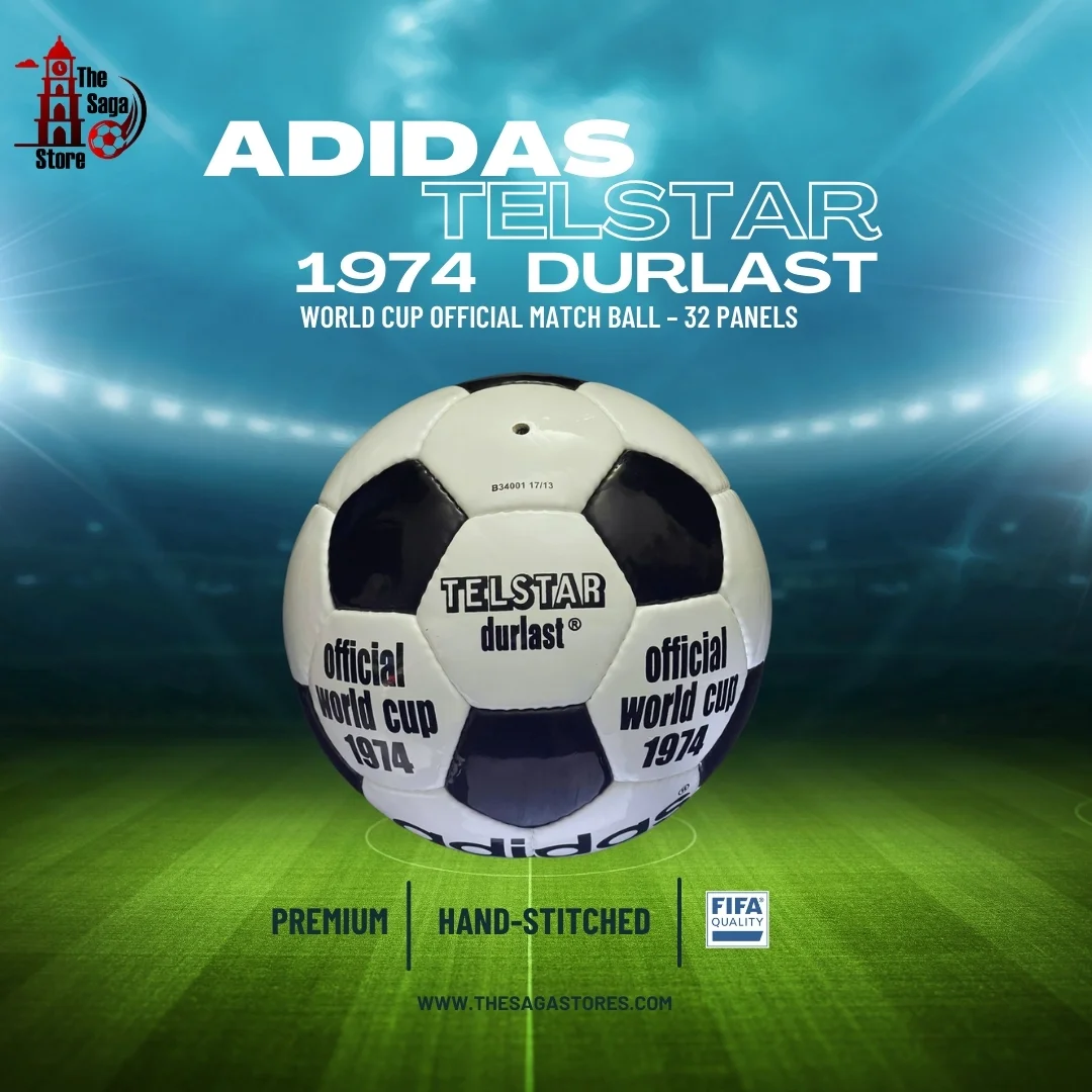 7-1.webp Adidas Telstar Durlast – 1974 FIFA World Cup Iconic Football, Made in Sialkot | Size 5 - Image 1