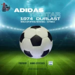 Adidas Telstar Durlast – 1974 FIFA World Cup Iconic Football, Made in Sialkot | Size 5 - Image 2