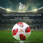 Telstar Adidas 2018 Russia World Cup Football (RED) , Thermal Bonded, Official Size 5