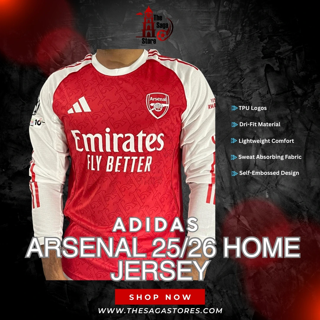 9-1-1.webp Adidas Arsenal 2025/26 Long Sleeve Home Jersey ๐ดโชโฝ - Image 1