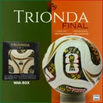 TRIONDA FINAL GOLD – 4 PANEL MATCH FOOTBALL PREMIUM THERMAL BONDED | PROFESSIONAL MATCH FOOTBALL, Official Weight & Size 5 | Made in Sialkot - Image 3